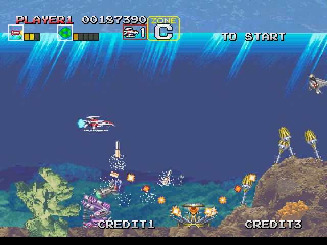 Darius Gaiden screenshot 5 for Sega Saturn